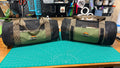 TrailBound Heavy Duty Mesh Utility Duffel | Black & Camo Edition