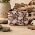 Handmade Baseball Coin Purse – Zippered Mini Wallet | Card & Cash Holder