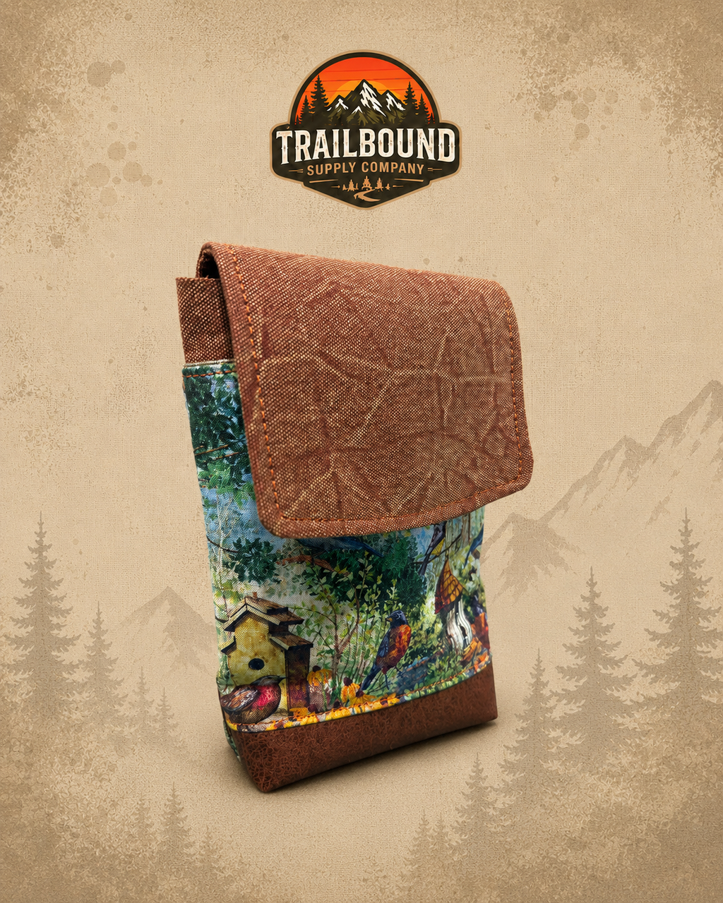 TrailBound Crossbody Phone Bag – Bird
