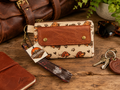 Handmade Dachshund Wrist Wallet – Zippered Running Wallet | Phone & Card Holder