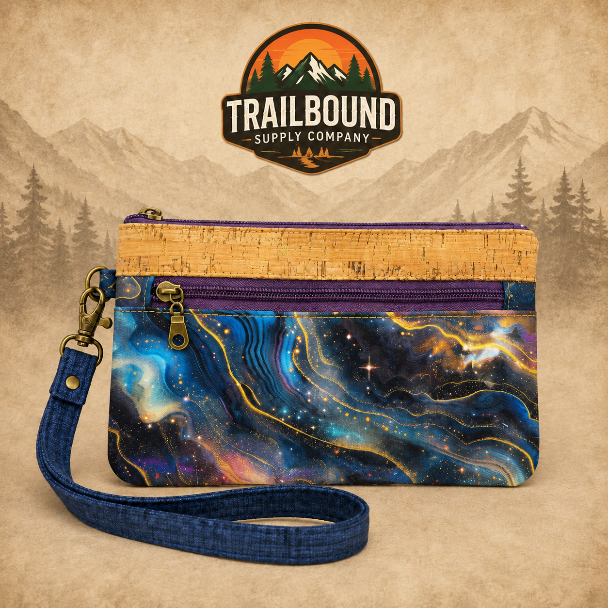 TrailBound Wristlet – Galaxy