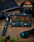 Handmade Gaming Print Wrist Wallet – Zippered Running Wallet | Phone & Card Holder
