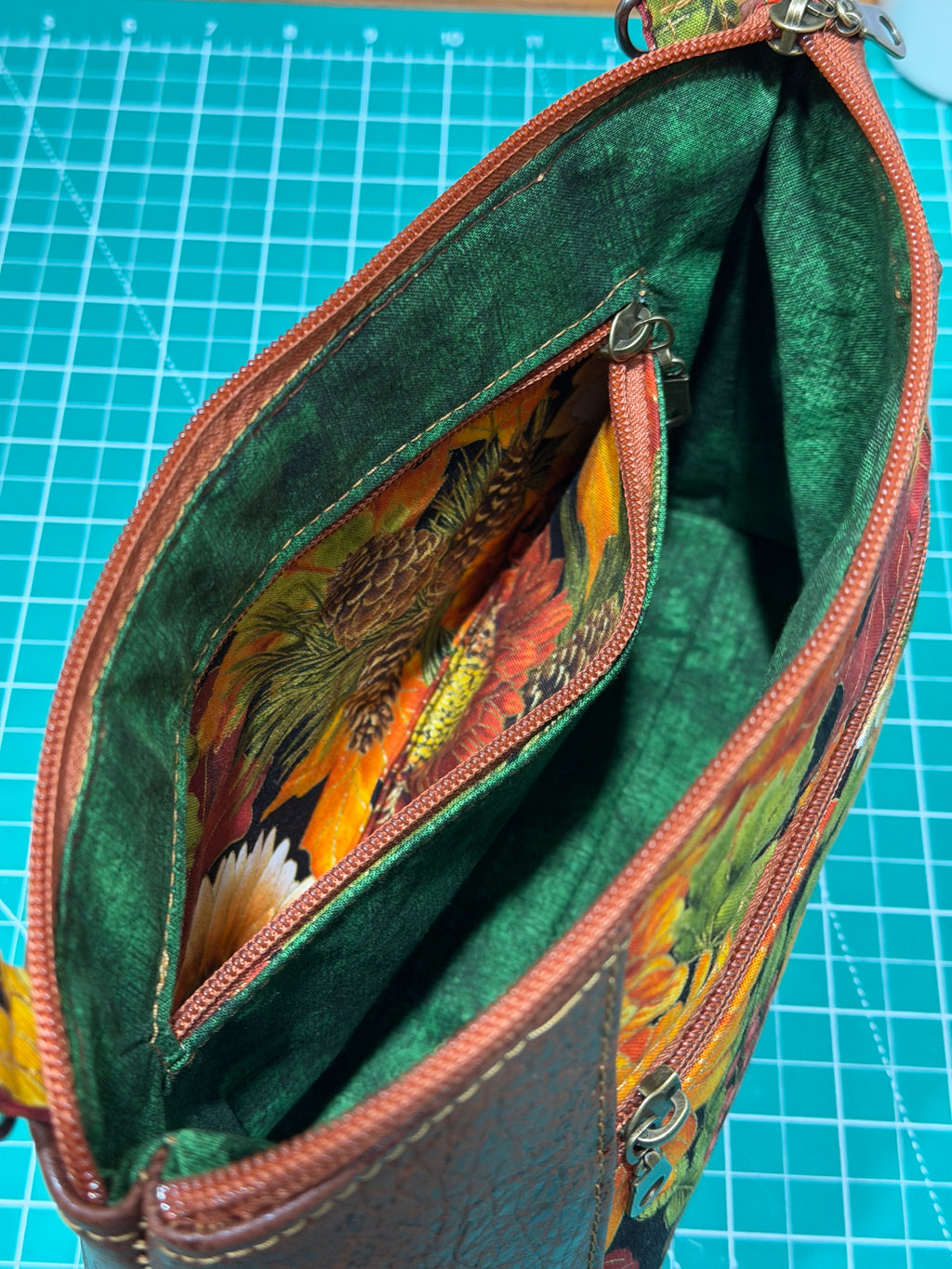 Handmade Floral Crossbody Bag – Adjustable Strap | Everyday Carry Purse